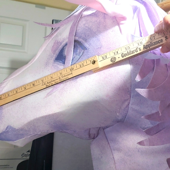 Unicorn Giant Head Mask Party Prop Costume Size OS Fits Most - Picture 6 of 9